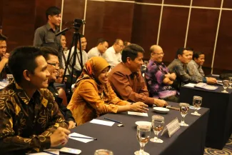 Pimpinan Bawaslu Kalsel, Azhari Dani dan Erna Kasypiah hadir dalam Rapat Koordinasi Sentra Penegakan Hukum Terpadu (Gakkumdu) Province Kalimantan Selatan, Rabu (17/9).